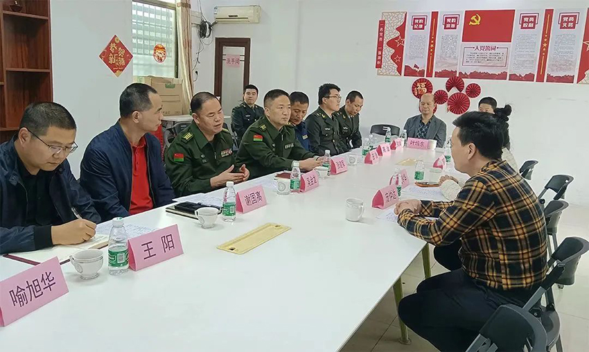 佛山軍分區政委、禪城區委常委領導一行蒞臨丝瓜视频成人色版下载調研指導工作